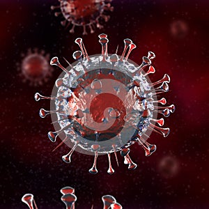 Sars Virus - in fluid photo