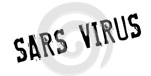 Sars Virus rubber stamp