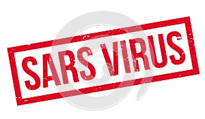 Sars Virus rubber stamp