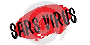 Sars Virus rubber stamp