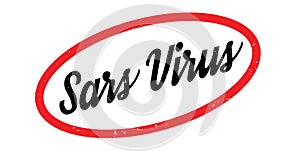 Sars Virus rubber stamp