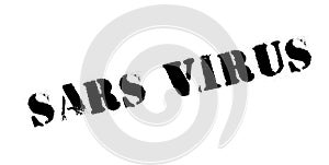 Sars Virus rubber stamp