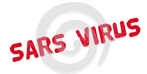 Sars Virus rubber stamp