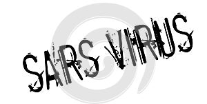 Sars Virus rubber stamp