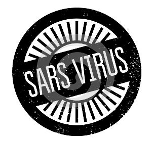 Sars Virus rubber stamp