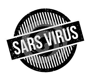 Sars Virus rubber stamp