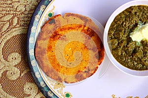 Sarson da saag and Makki ki roti