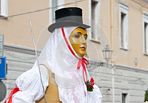 Sartiglia oristano horse race and thread the stars photo