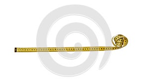 Sartorial meter tool, on white background