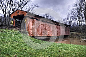 Sarvis Creek Covered Bridge in West Virginia