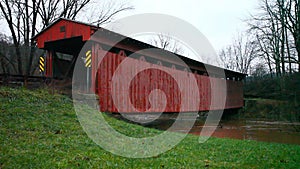 Sarvis Fork Covered Bridge in West Virginia, United States