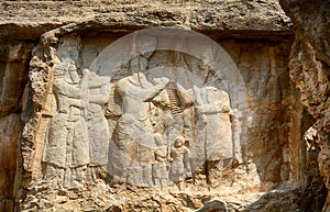 Sasanian relief, Naqsh-e Rajab, Iran photo