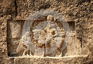 Sasanian relief, Naqsh-e Rustam, Iran