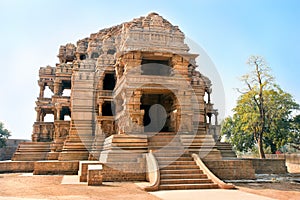 Sasbahu temples in Gwalior, Madhya Pradesh, India photo