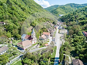 Sasca Montana village in Cheile Nerei National Park