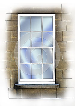 Sash window