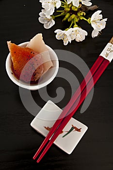 Sashimi, Japanese cuisine.