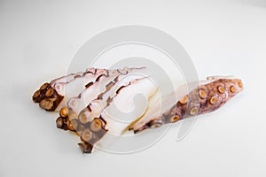 Sashimi octapus slices