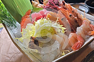 Sashimi sea Snail platter platter