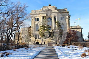 Saskatchewan Legislature building from East