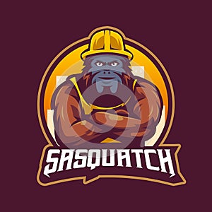 Sasquatch mascot logo