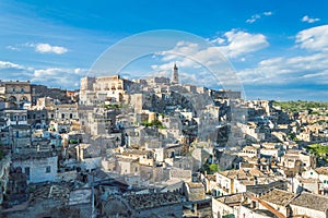 The Sassi di Matera, beautiful ancient stone town in Basilicata, southern Italy