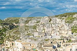 The Sassi di Matera, beautiful ancient stone town in Basilicata, southern Italy