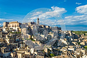 The Sassi di Matera, beautiful ancient stone town in Basilicata, southern Italy