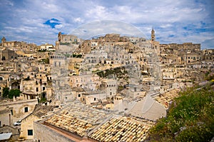 Sassi di Matera historical centre Sasso Caveoso, Basilicata, Italy