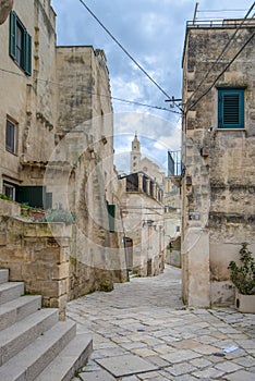 Sassi di Matera in the region of Basilicata Matera, Italy