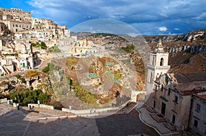 Sasso Caveoso - Sassi di Matera - view from above