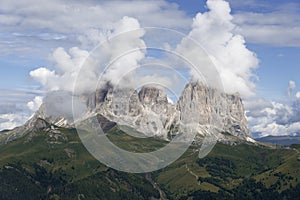 Sasso Lungo and Sasso Piatto - Dolomiti photo