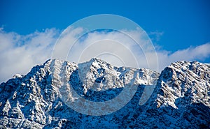 the Sassolungo group in Cibiana di Cadore in the Dolomites