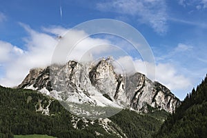 The Sassongher in Summer time