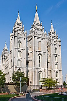 Sat Lake City Temple on Temple square