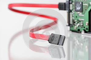 Sata cable interface