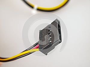 SATA, Serial ATA, serial data exchange interface with data storage devices, power cable, selective
