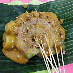 Satay padang Delicious food from Sumbar sumatera barat