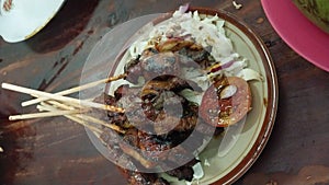 satay pak manto from solo city photo