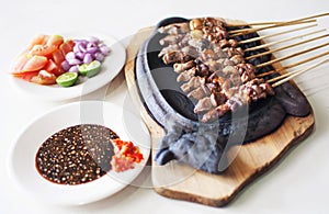Satay is a typical Indonesian food