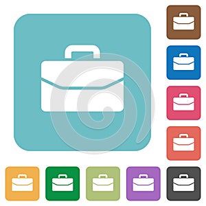 Satchel rounded square flat icons