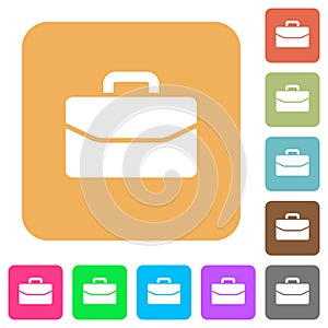 Satchel rounded square flat icons