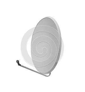 Satelite dish isolated on white