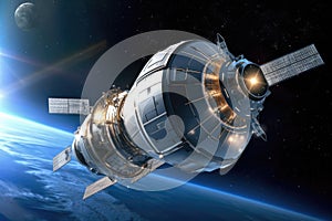 satellite with advanced propulsion systems for deep space missions