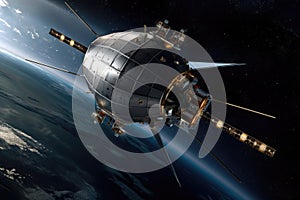 satellite with advanced propulsion systems for deep space missions