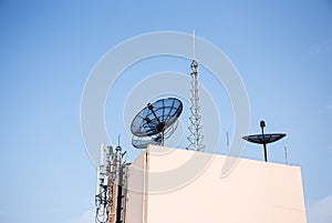 Satellite and antenna