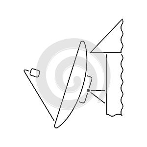 Satellite antenna icon