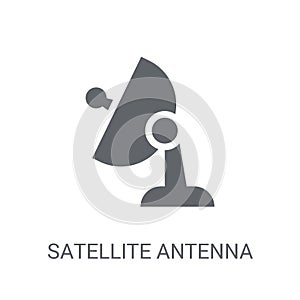 satellite antenna icon. Trendy satellite antenna logo concept on
