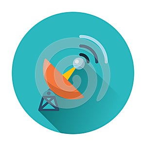 Satellite antenna icon