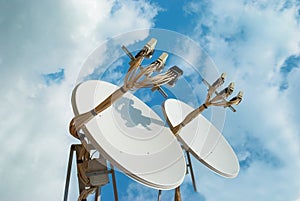 Satellite antenna photo